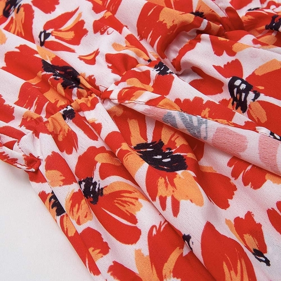 Floral Maxi Boho Dress - Picture 6 of 7